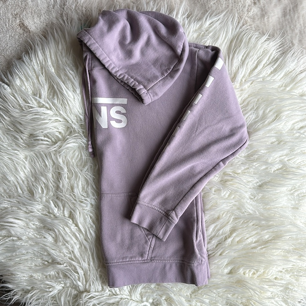 Vans Light Purple Pullover Checkerboard Hoodie - image 2